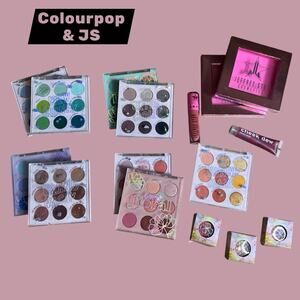 Colourpop Eyeshadow Palette Lot Of 16 PCs Cheek Dew Jeffrey Star Bonus Items NEW